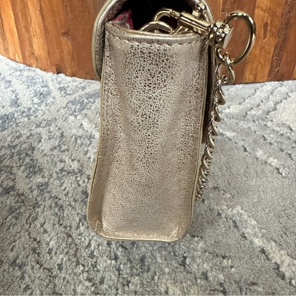 Elaine Turner Clutch Envelope Chain Strap Kisslock Handbag Shoulder Bag - Picture 6 of 10